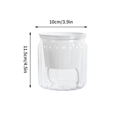 New Self Watering Hydroponic Plants Pot Plastic Removable Mini Succulent Planter Tabletop Vase Office Bonsai Decor