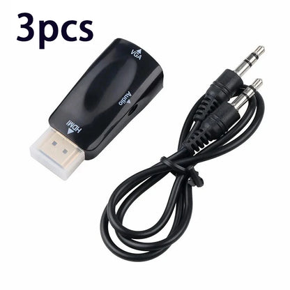 HDMI to VGA Cable Converter with Audio Support - Smarsty