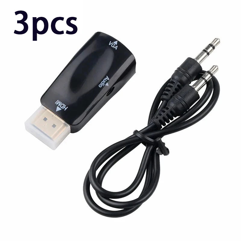 HDMI to VGA Cable Converter with Audio Support - Smarsty