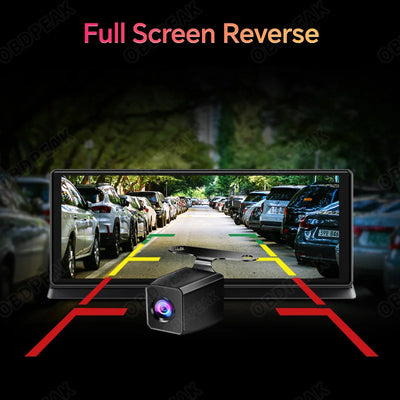 4K Car Dash Cam With Wireless CarPlay And GPS Navigation - Smarsty