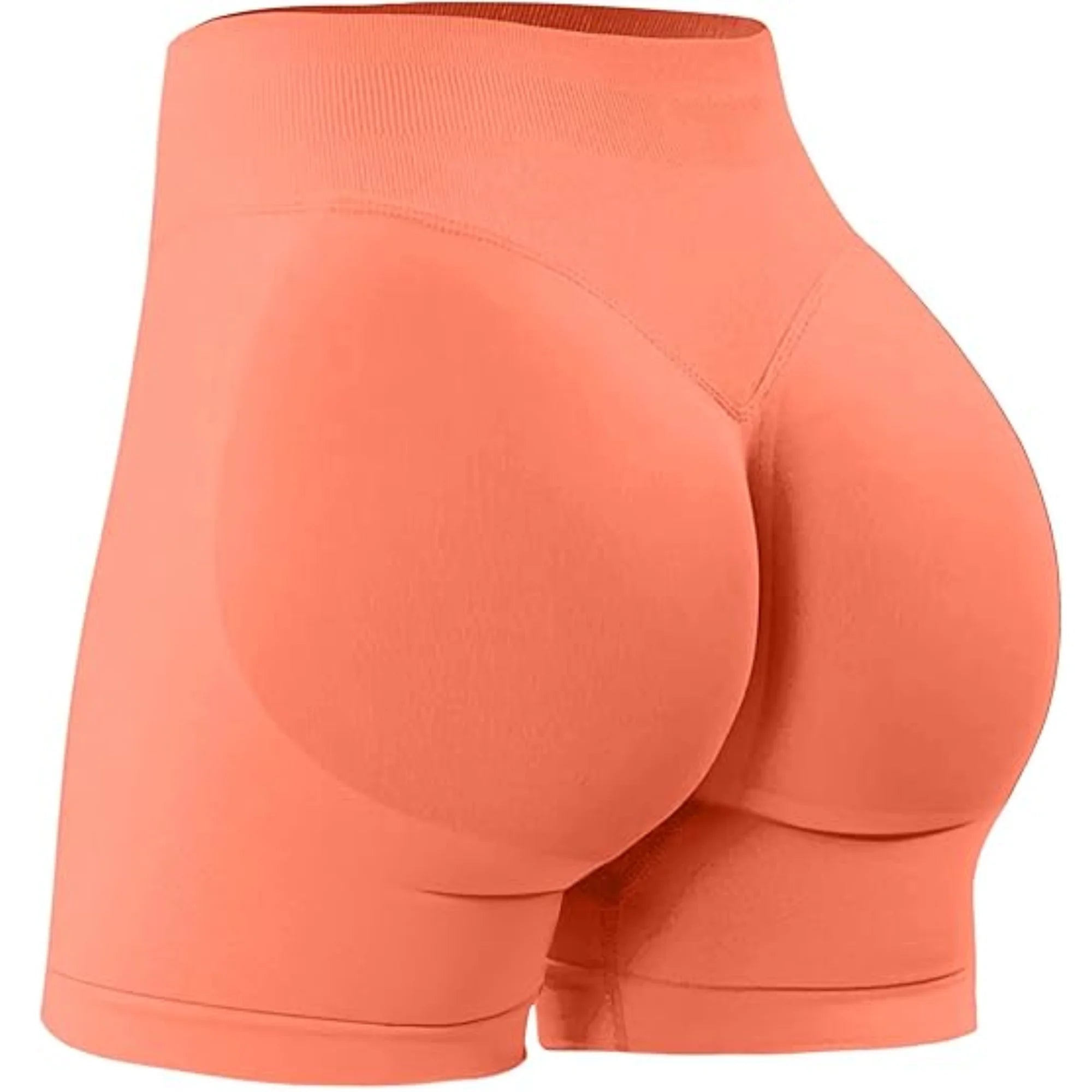 Summer High Waisted Yoga Shorts Fashionable and Sexy Running Fitness Pants Solid Color Yoga Leggings Customizable labels - Smarsty