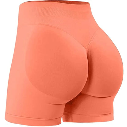 Summer High Waisted Yoga Shorts Fashionable and Sexy Running Fitness Pants Solid Color Yoga Leggings Customizable labels - Smarsty