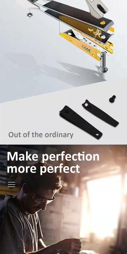 Stainless Steel Nail Clippers with Anti Splash Design - Smarsty