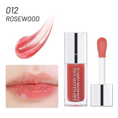 Crystal Jelly Lip Glow Oil 6ml Moisturizing Plumping Lip Gloss Makeup Sexy Plump Lip Glow Oil Tinted Lips Plumper Care Cosmetics