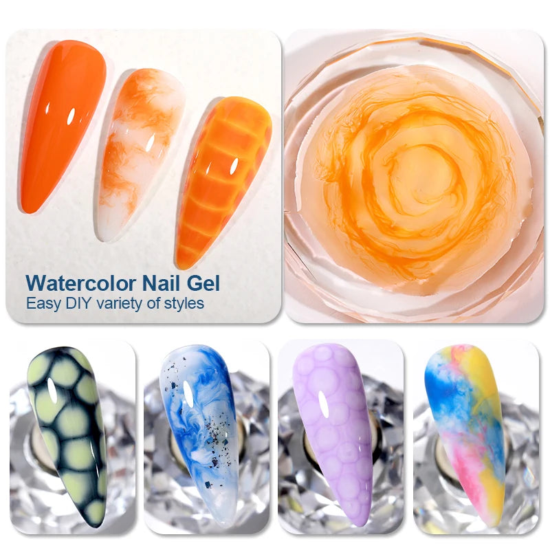AS Clear Blooming Gel Polish for Stunning Marble Effects - Smarsty