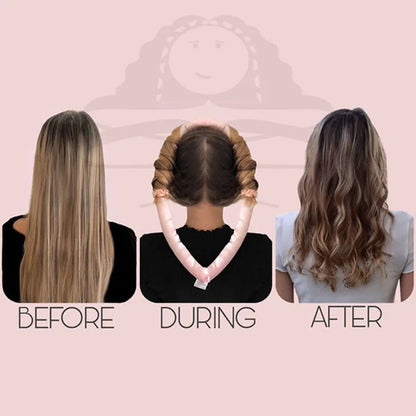 Heatless Curling Rod Headband For Soft Shiny Easy Curls - Smarsty