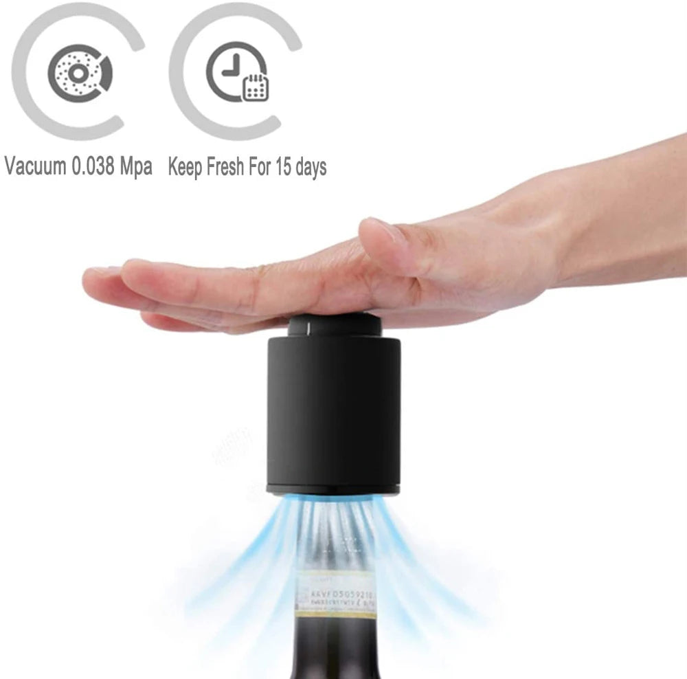 Reusable Vacuum Wine Bottle Stopper for Freshness - Smarsty