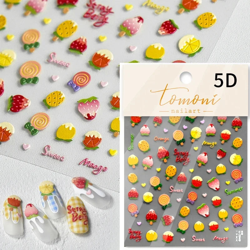 Colorful Seashell Nail Art Stickers for Dreamy Designs - Smarsty