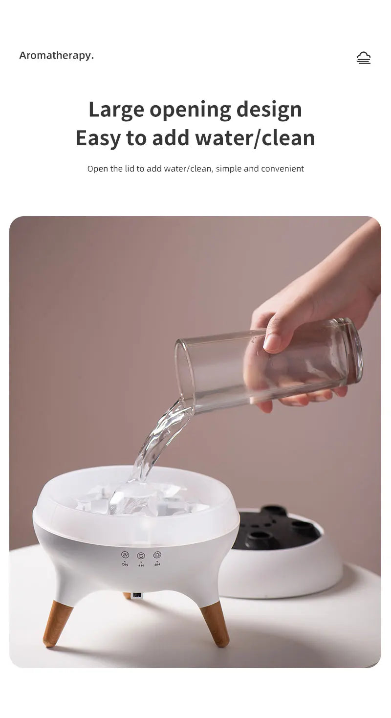 Dynamic Jellyfish Humidifier With Colorful Night Lights - Smarsty
