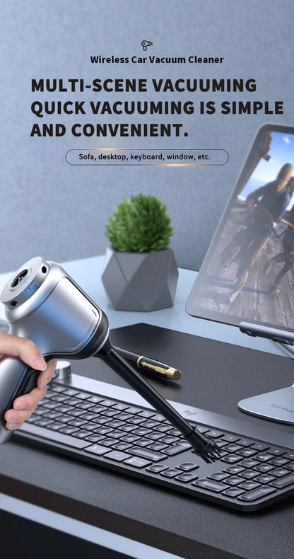 Cordless Car Vacuum Cleaner With Strong Suction Power - Smarsty