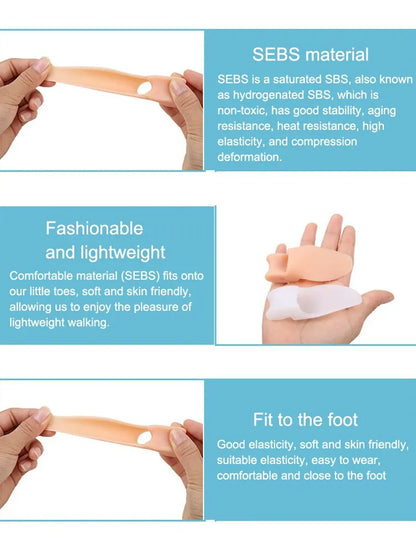 Silicone Toe Splitter Correction Device for Hallux Valgus - Smarsty