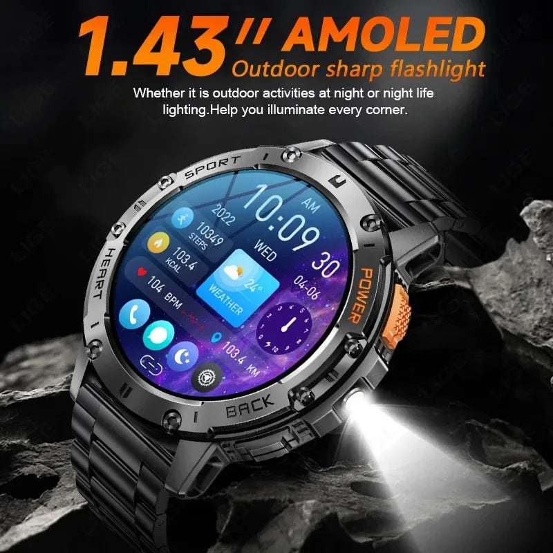AMOLED Smart Watch for Men with Fitness Tracking - Smarsty
