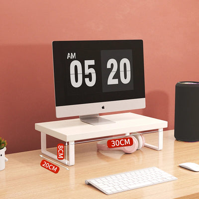 30/40/50cm Monitor Raised Shelf Office Laptop Bracket Desktop Computer Stand Desktop Rack Home Storage Holders Organizer by Smarsty