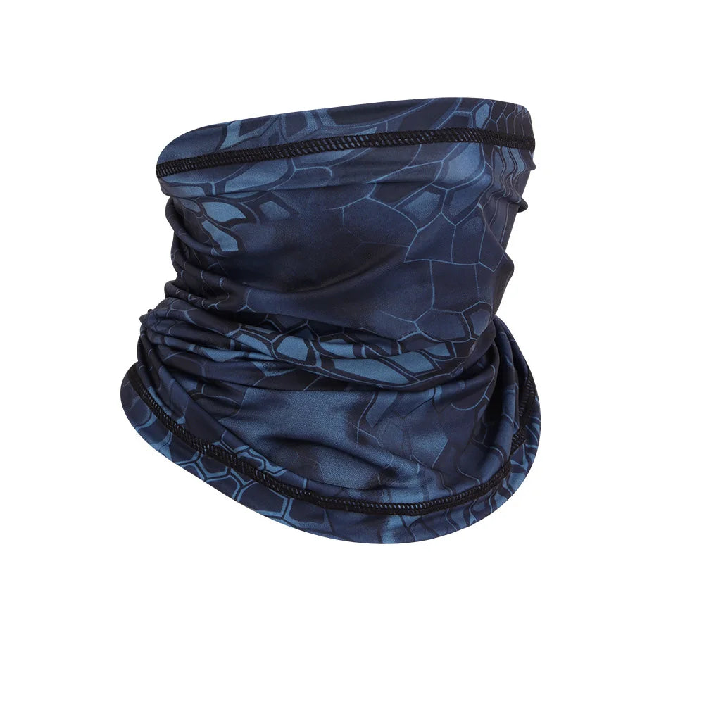 Outdoor Sport Bandana Military Tube Scarf Fishing Cycling Tactical Hiking Face Cover Neck Gaiter Half Mask Headband Men Women