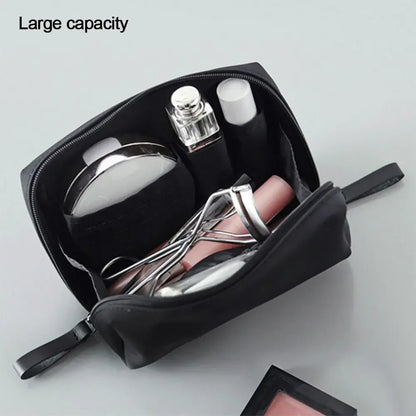 Portable Cosmetic Bag With Coin Pouch And Organizer - Smarsty