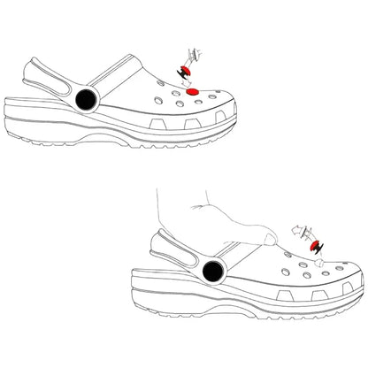 MINISO Hello Kitty Silvery Shoe Charms Set Cute Cartoon Plastics Decorations for Clogs & Sandals Perfect Gift for Boy Girl