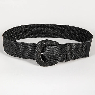 Retro Women Braided Wide Pin Buckle Belt Summer Fashion - Smarsty