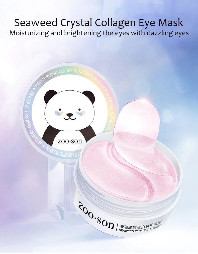 Gold Crystal Collagen Eye Masks for Dark Circles Relief - Smarsty