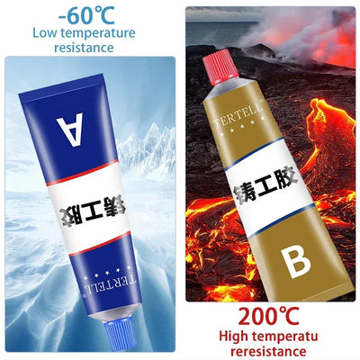 AB Type Glue Casting Super Strong Glue Sticks All Liquid Metal Repair Waterproof Waterproof Sealant Roof Waterproofing Welding - Smarsty