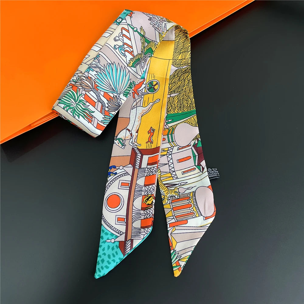 Silk Summer Scarf for Women Lightweight Neckwear - Smarsty