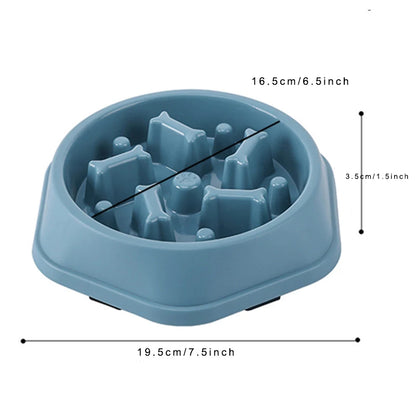 Slow Feeder Dog Bowl for Healthy Eating - Smarsty
