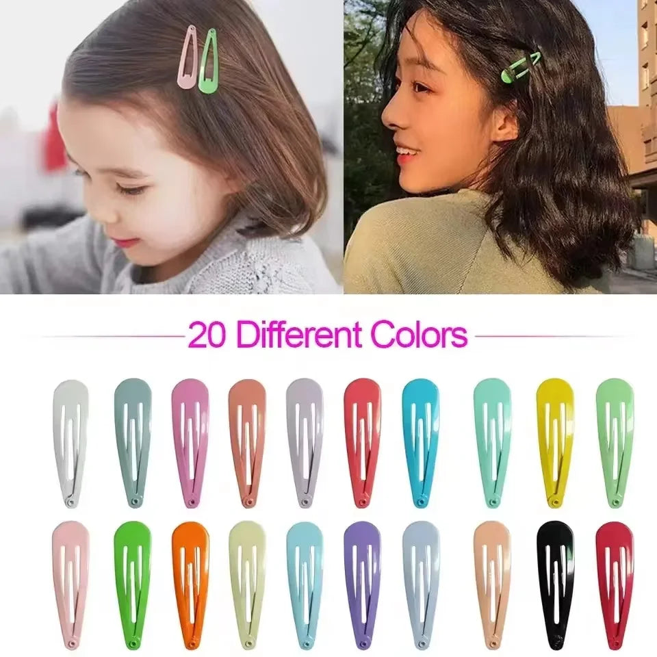 40 Pcs Colorful Hair Clips for Girls with Fun Design - Smarsty