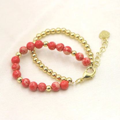 Lovely Natural Stone Bead Bracelet for Girls - Smarsty