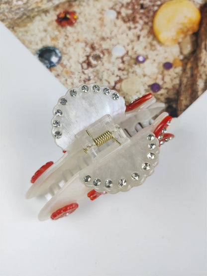 Handmade Large Sea Hair Claw Clips Acetate Beach Starfish - Smarsty