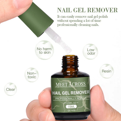 Magic Fast Nail Gel Polish Remover 15ml Soak Off - Smarsty
