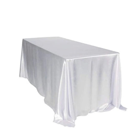 Rectangle Satin Tablecloth for Elegant Wedding Decor - Smarsty