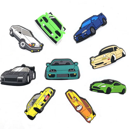 9-20pcs/set Disney Cars Truck Series for Park Shoe Charms Accessories for Classic Clog Shoe Decoration Kids Gifts