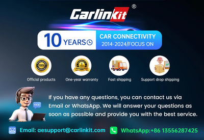 Wireless CarPlay Android Auto Adapter For All Cars Spotify - Smarsty