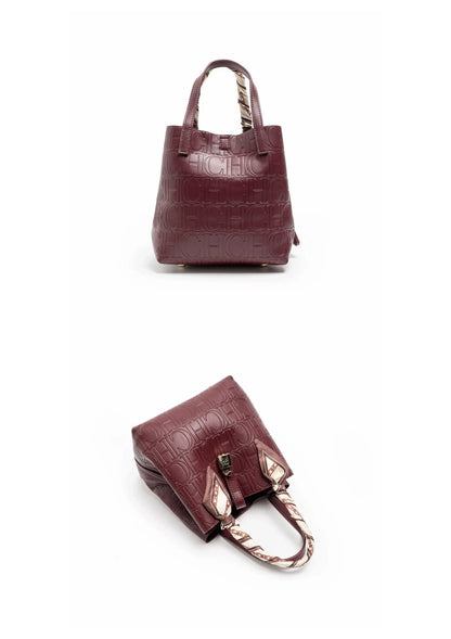 Large Capacity Handbag With Lock Design Luxury Crossbody - Smarsty