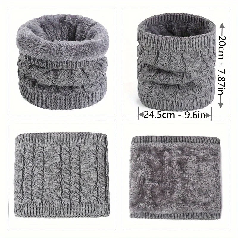 Fashion Polyester Fiber Neck Warm Scarf Suitable for Comfortable Winter Accessories for Men and Women in Cold Weather - Smarsty