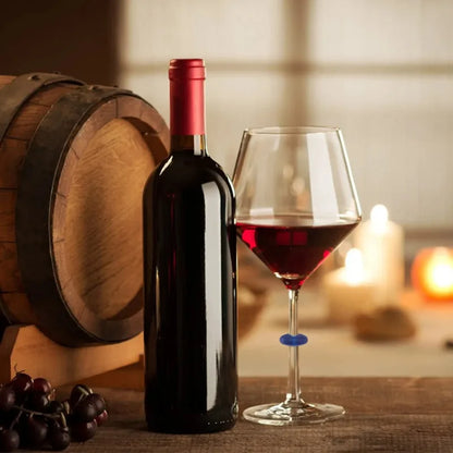 Silicone Wine Glass Markers for Easy Party Identification - Smarsty