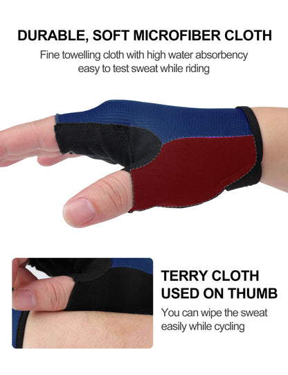 INBIKE Breathable Half Finger Cycling Gloves with Shock Absorption - Smarsty