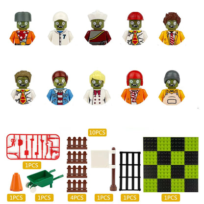 building blocks action doll mini city figures toys girls soldiers policeman robot worker fireman farmer cook movie characters