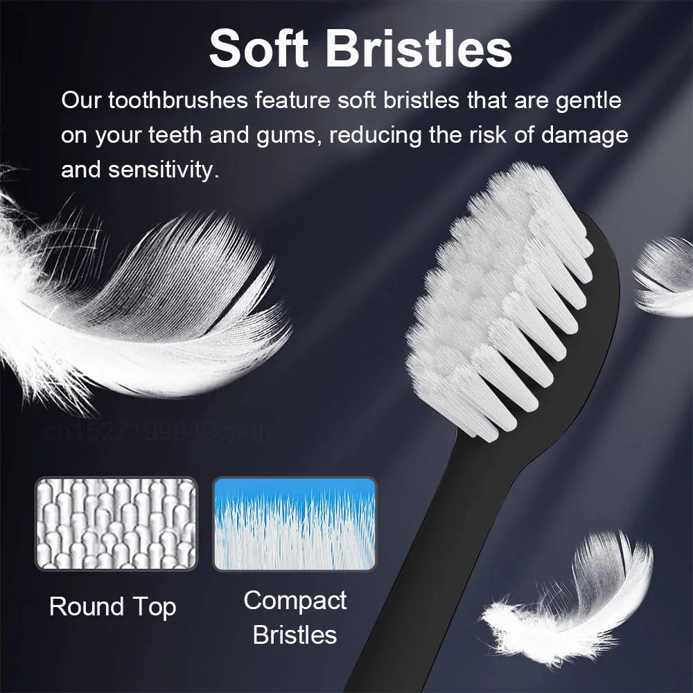 Electric Toothbrush With Sonic Vibration For Deep Cleaning - Smarsty