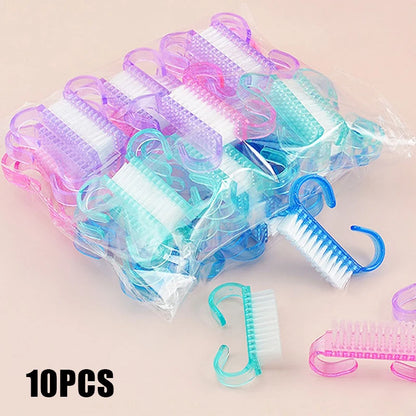 Plastic Nail Brushes Set for Effective Nail Cleaning - Smarsty