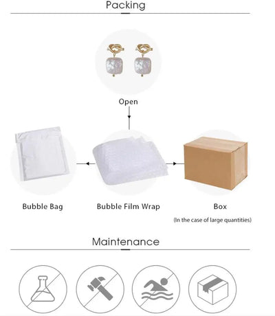 Korean White Shell Flower Drop Earrings for Women Fashion - Smarsty