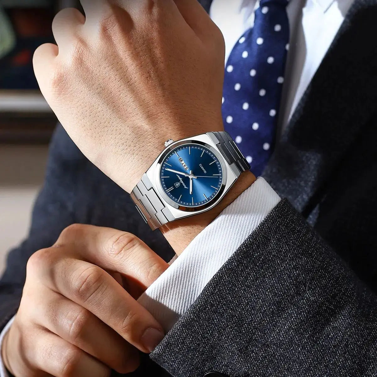 POEDAGAR Waterproof Luminous Men's Quartz Watch - Smarsty