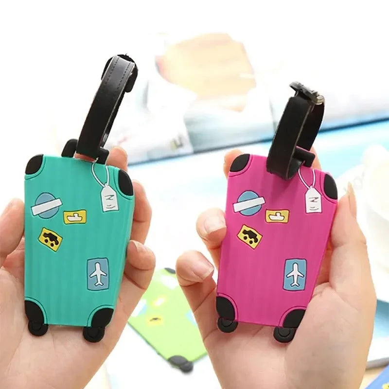 Silicone pattern luggage tag, travel suit identification tag, 3D pattern backpack, PVC hang tag, 3D drip glue - Smarsty