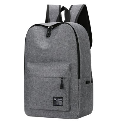 15 inches Versatile Backpack Trendy Washable Oxford Cloth Computer Bag Black Grey Blue Red School Student Backpack Unisex - Smarsty