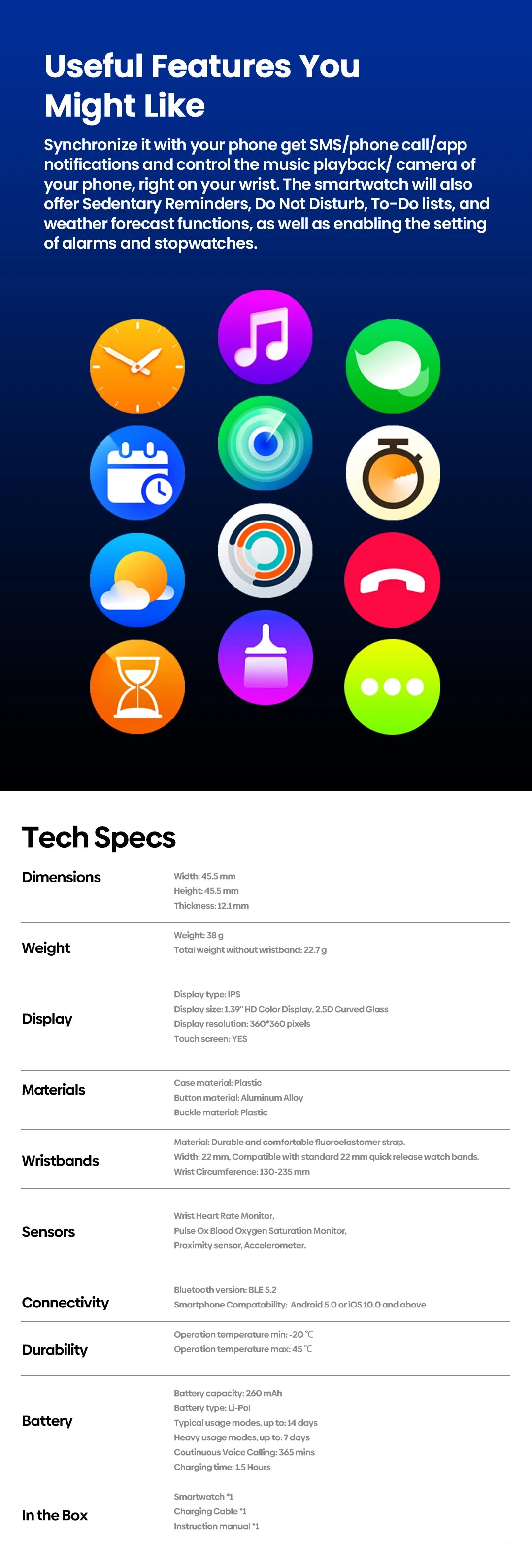 Zeblaze Btalk 3 Plus Smartwatch with Voice Calling - Smarsty
