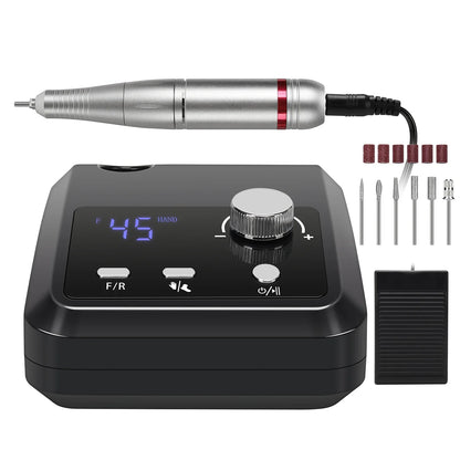 45000 RPM Electric Nail Drill With HD Display - Smarsty