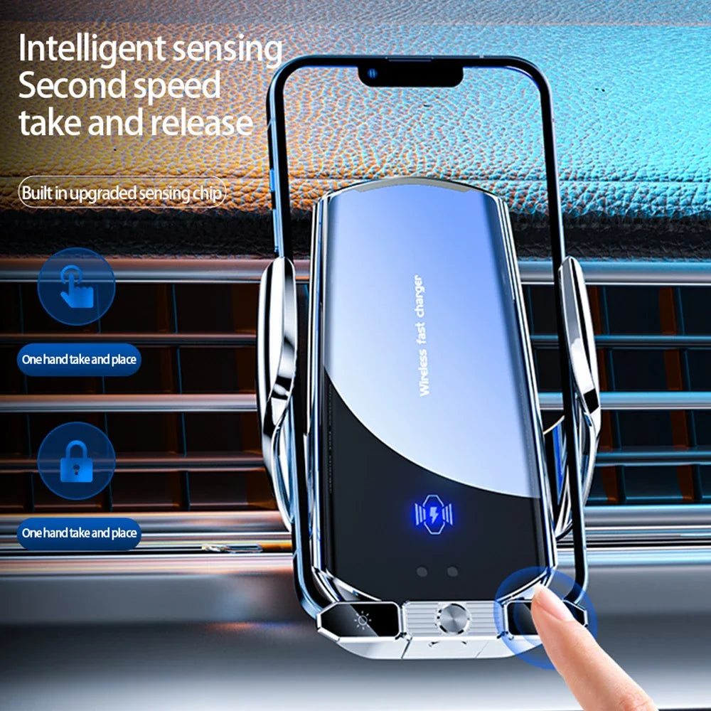 Magnetic Car Mount Wireless Charger Air Vent Holder - Smarsty