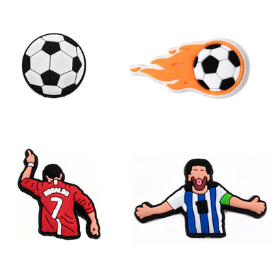 Sprot Soccer Football Shoe Charms Pin for Crocs Accessories Charms Clogs Slides DIY Shoe Decoration Buckle Party Gifts - Smarsty