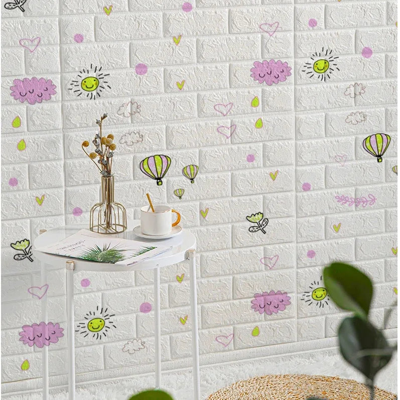 3D Foam Brick Wall Panels Self Adhesive Waterproof Decor - Smarsty