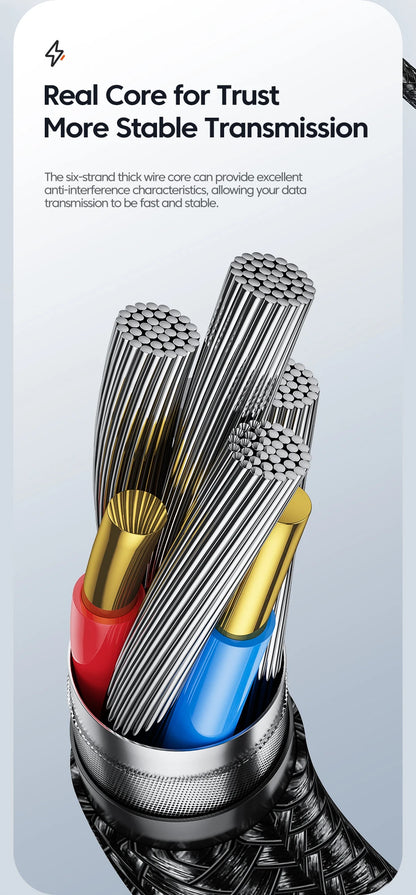 Toocki 100W Type C to USB C Cable PD 3.0 Quick Charge 4.0 Fast Charging Type C to Type C for iPhone 15 Macbook Samsung Xiaomi - Smarsty