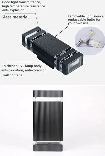 LED Outdoor Wall Lights IP65 Waterproof for Garden - Smarsty